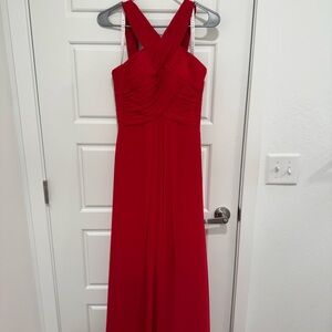 Azazie Red Formal Prom Dress